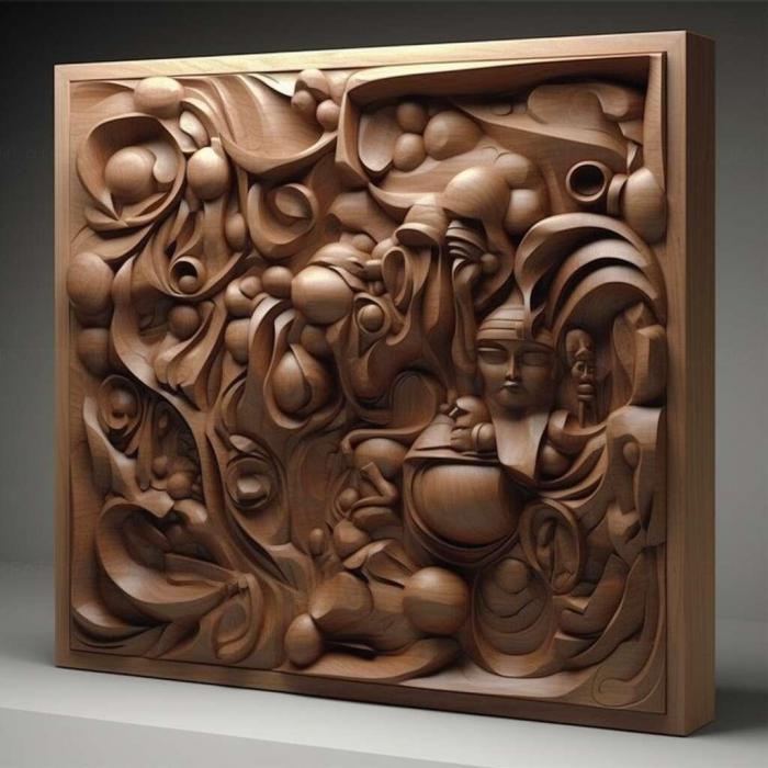 نموذج ثلاثي الأبعاد لآلة CNC 3D Art 